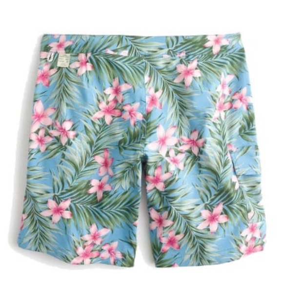 J. Crew 9" board short jungle floral swimsuit - Picture 1 of 9